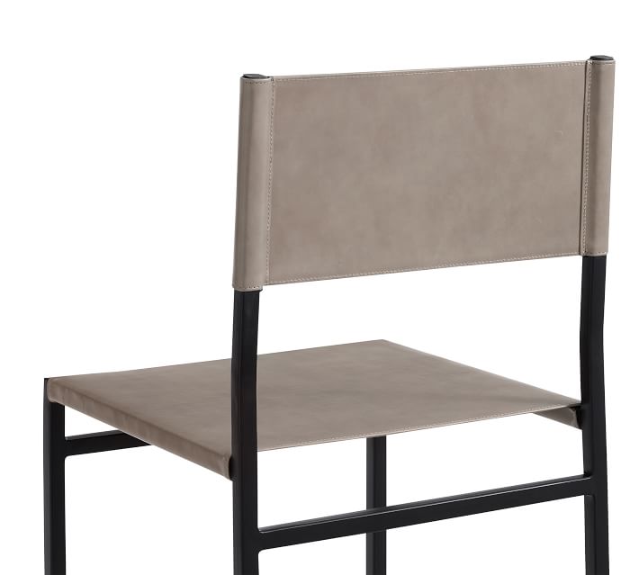 Hardy leather online counter stool