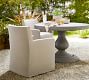 Jake Slipcovered Outdoor Dining Side Chair &amp; Armchair