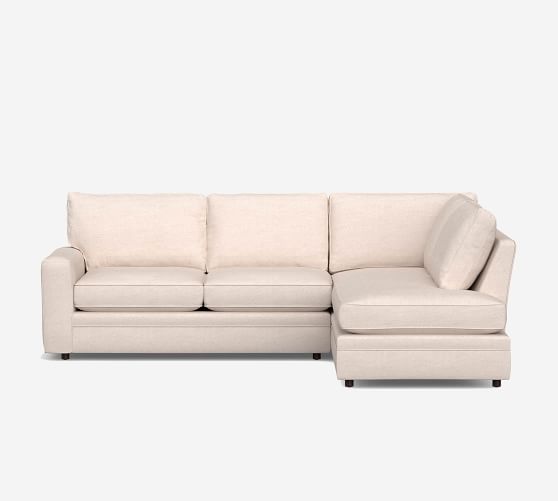 Pearce Square Arm Upholstered Return Bumper Sectional Pottery Barn
