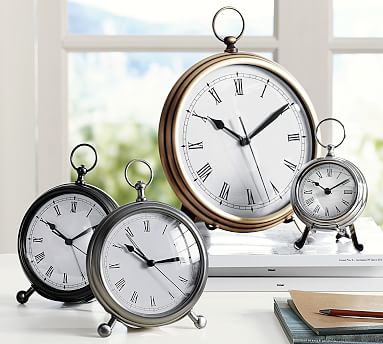 George Nelson Chronopak Clock by Vitra | Modern Walnut Desk Clock