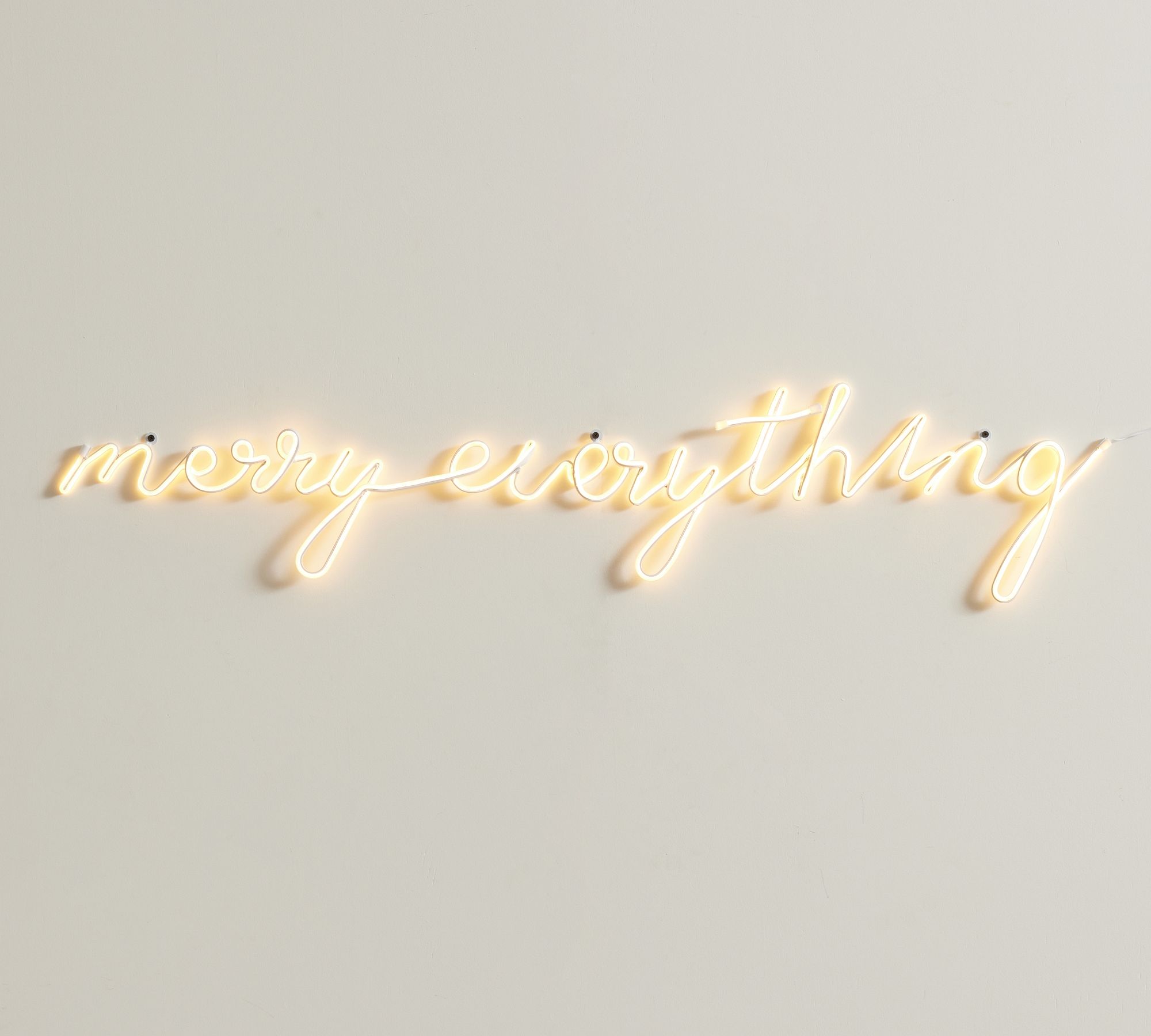 Merry Everything LED Sign