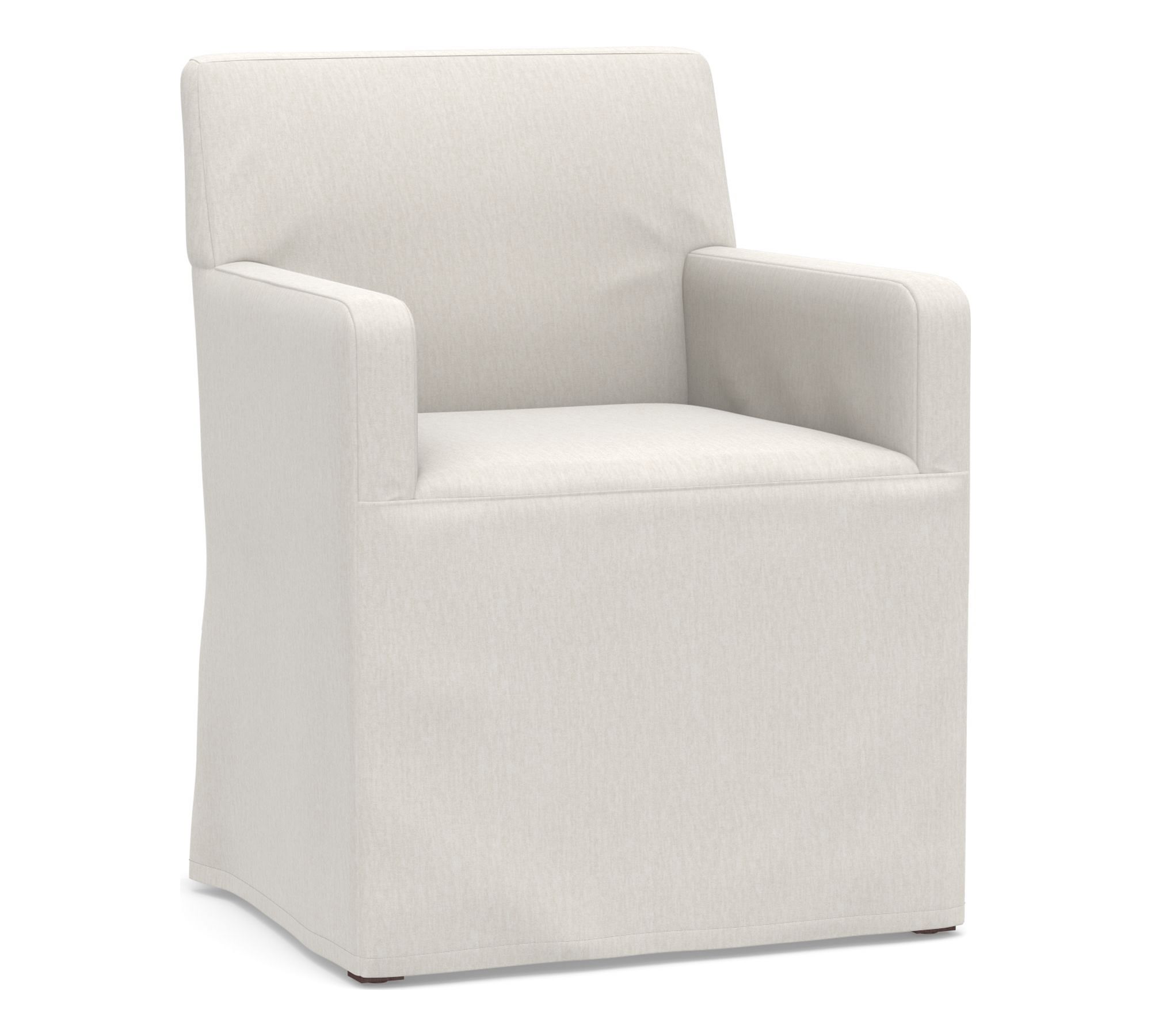 Open Box: Classic Long Dining Armchair Replacement Slipcovers
