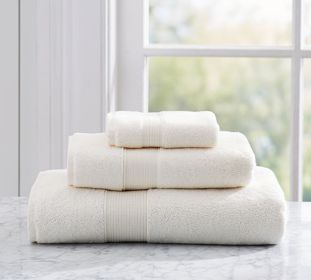 Classic Organic Hand Towel - Ivory