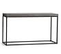 Sloan Indoor/Outdoor Concrete &amp; Iron Console Table