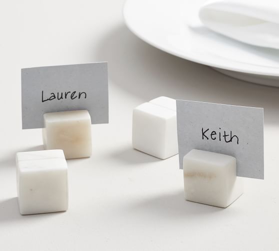 Table place card clearance holders