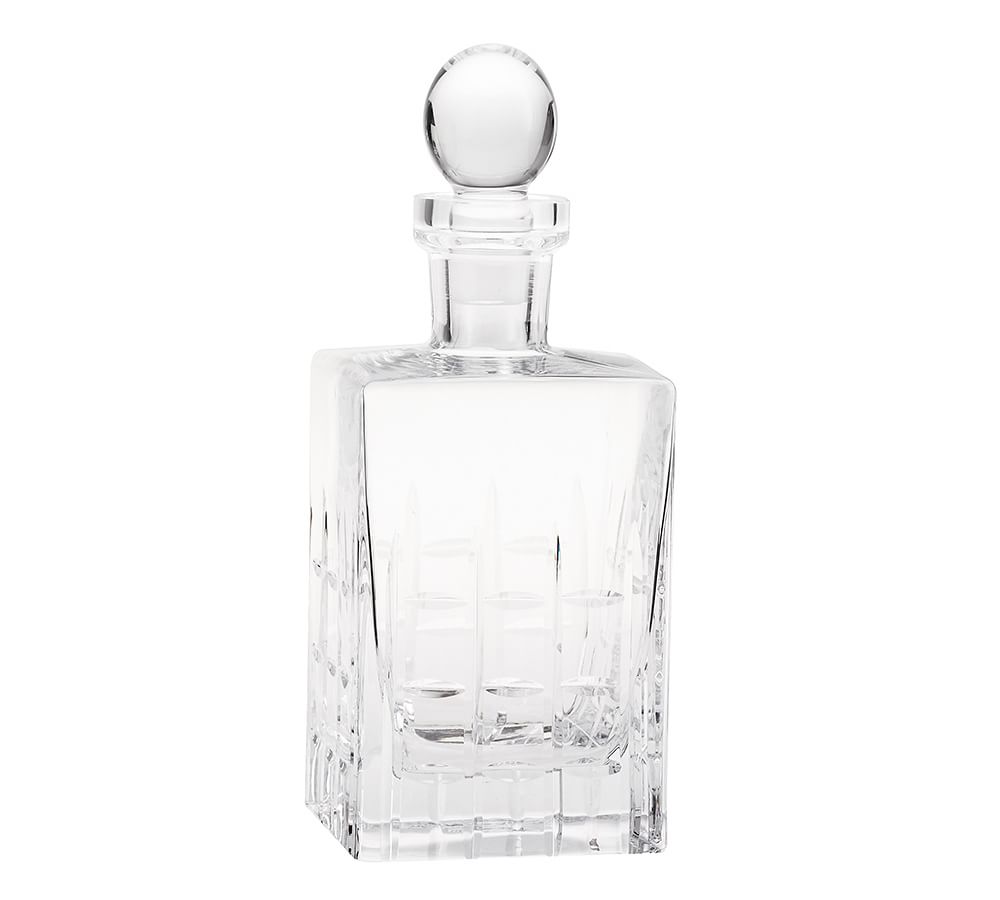 Library Hand-Cut Glass Decanter
