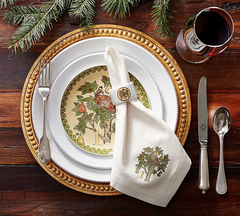 12 days of outlet christmas plates pottery barn