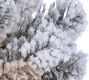 Lit Flocked Montana Pine Faux Christmas Tree - 7 Ft.