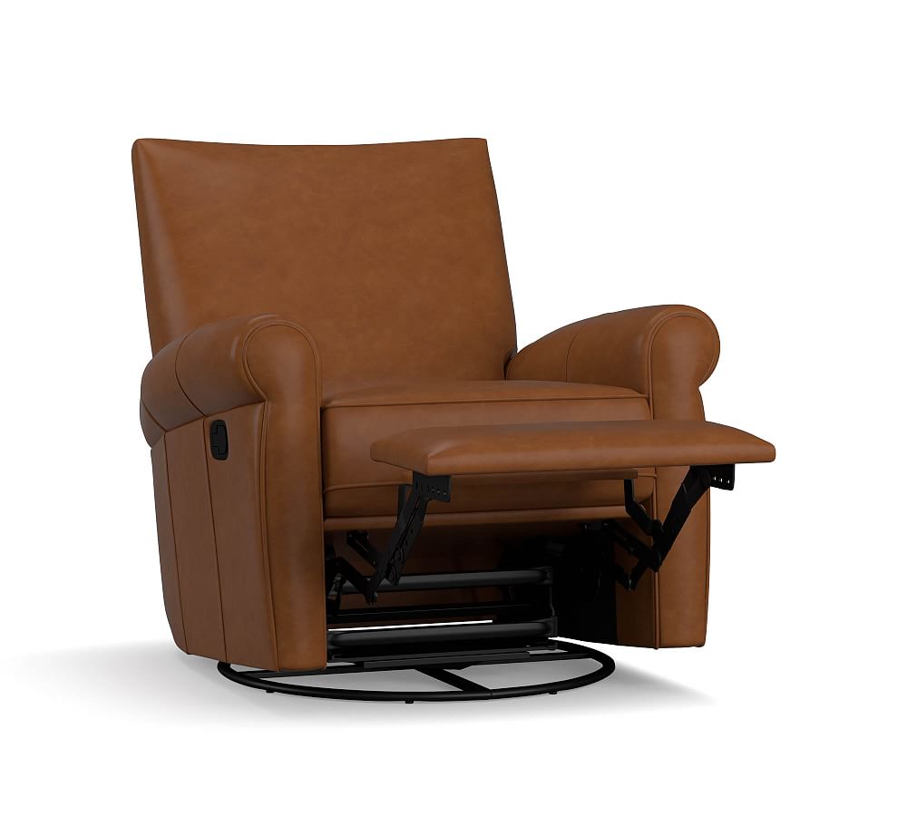 Irving Roll Arm Leather Manual & Power Recliner