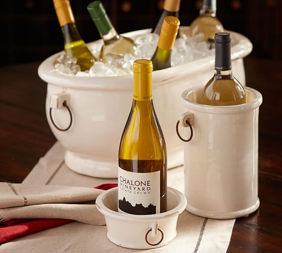 Pottery barn wine store bucket