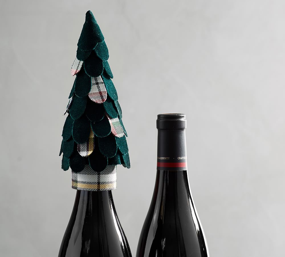 Christmas Tree Wine Topper