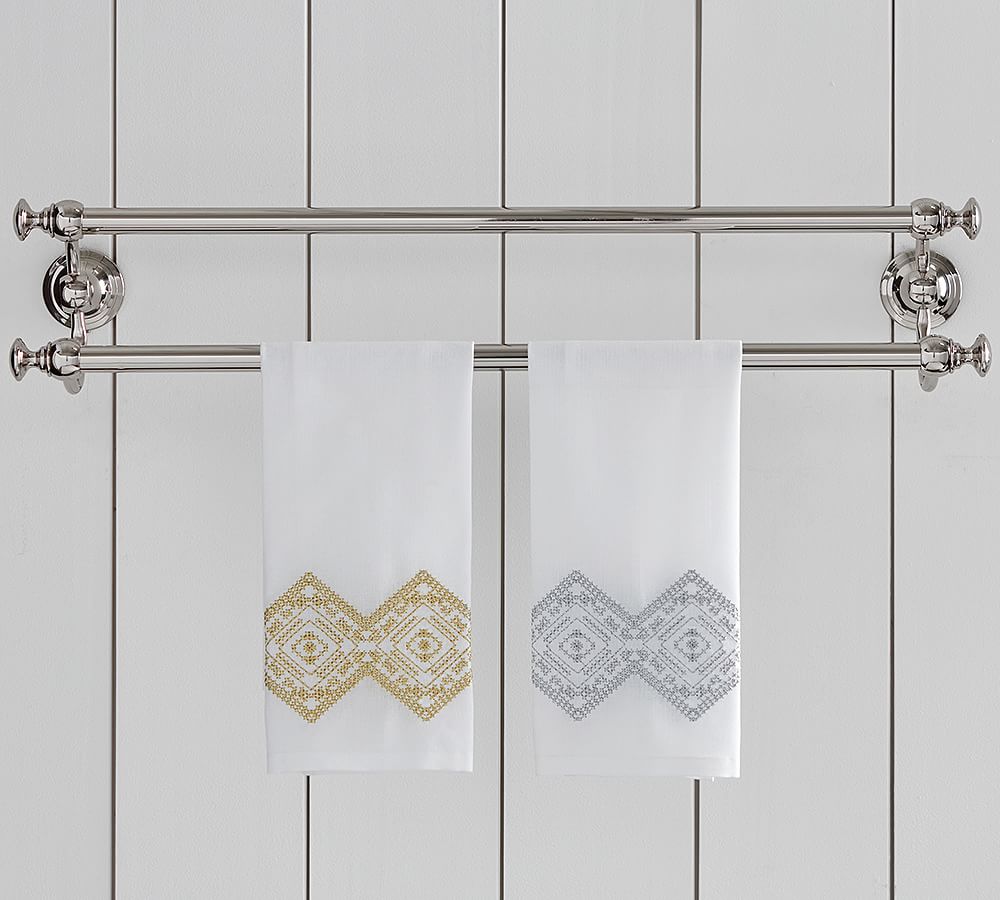 Embroidered Guest Towel - Set of 2