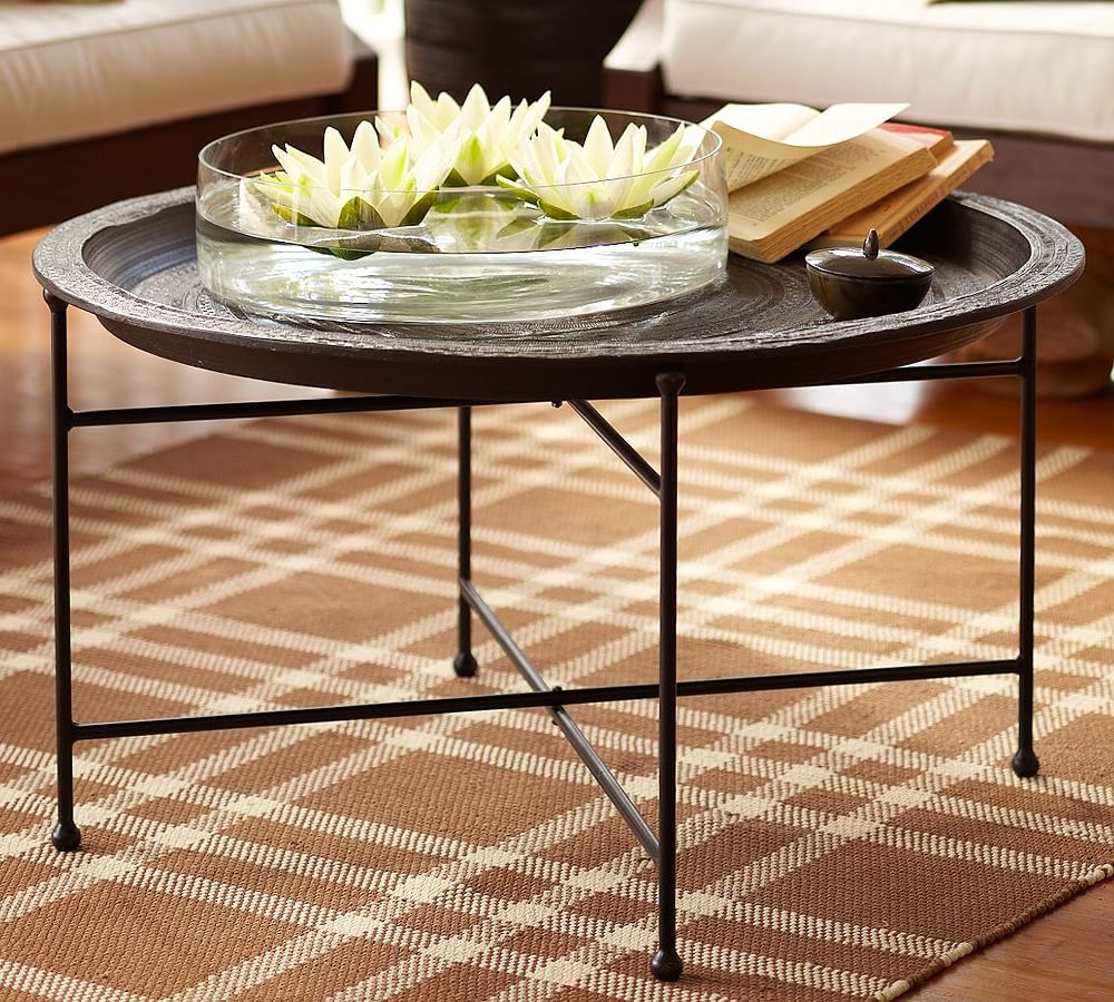 Moroccan Iron Tray Table
