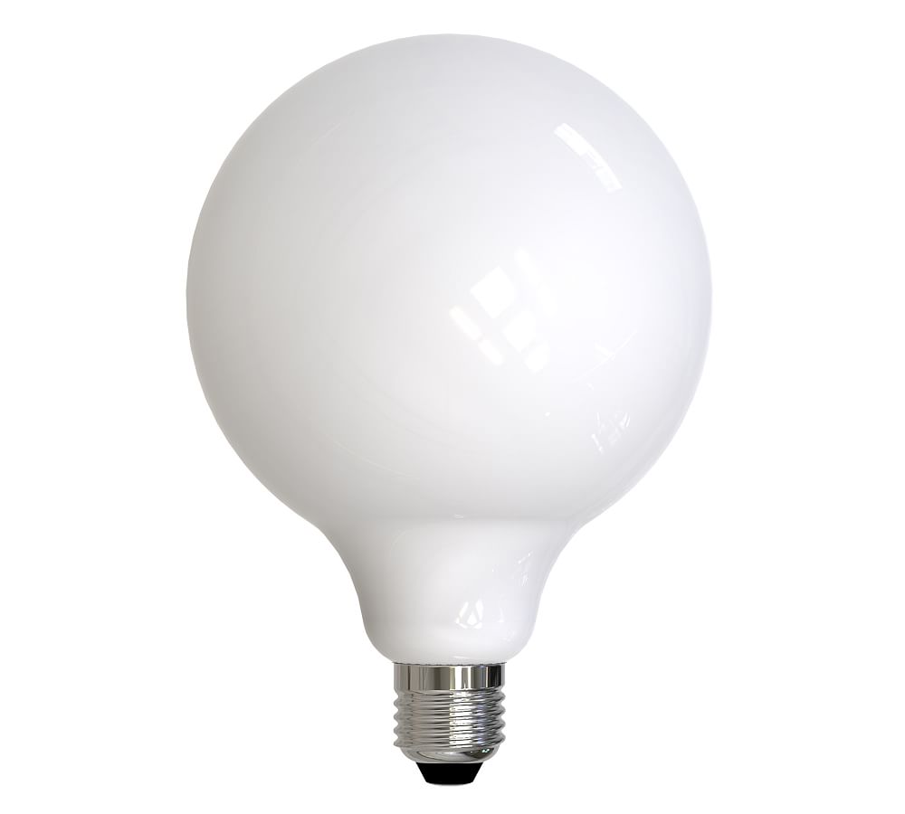 G40 Milk Glass Globe LED Bulb - Pack of 2