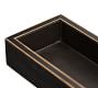 Gia Leather Desk Accessories Collection - Black