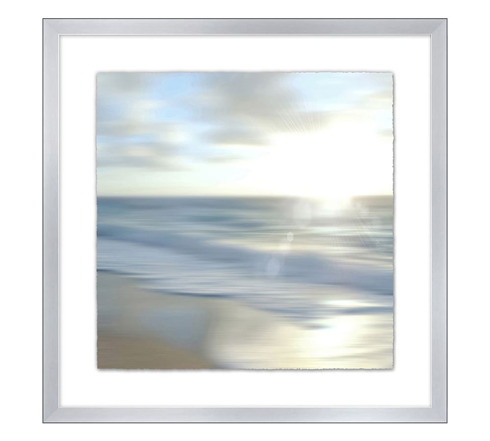 Sunlit Horizon Framed Print