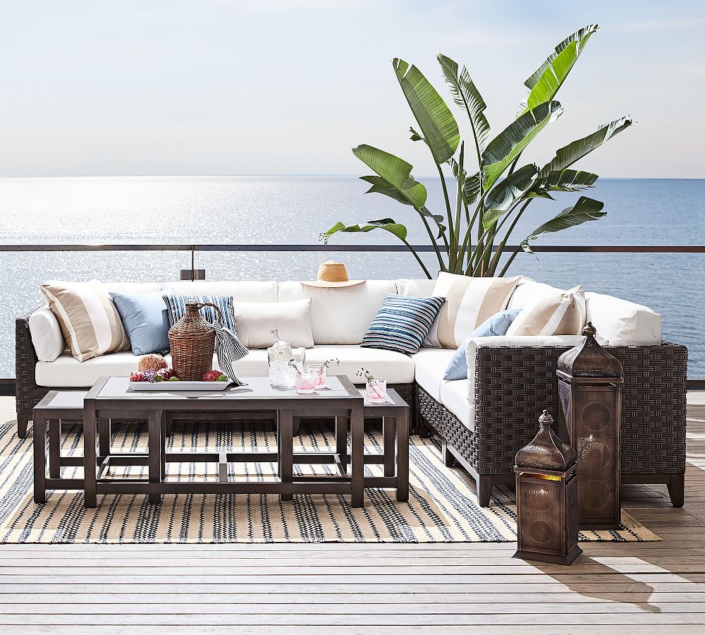 Build Your Own - St. Johns All-Weather Wicker Sectional Components