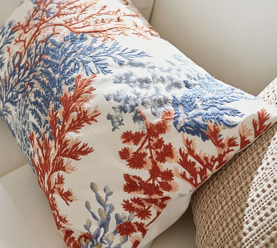 Coral 2024 lumbar pillow