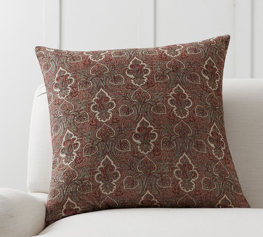 Libbey Paisley Print Pillow Cover