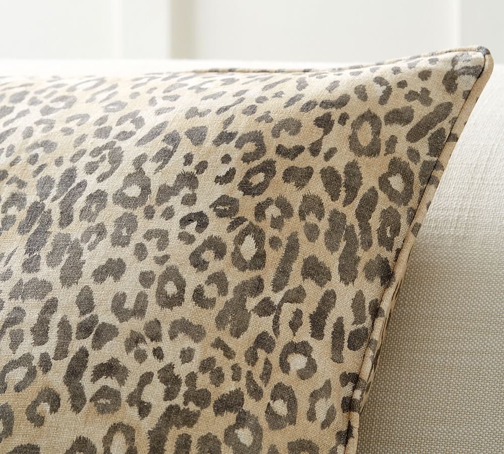 Cheetah print shop pillow covers