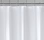 Mini Ruffle Yarn Dyed Shower Curtain