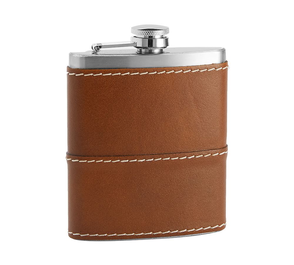 Becket Leather Flask