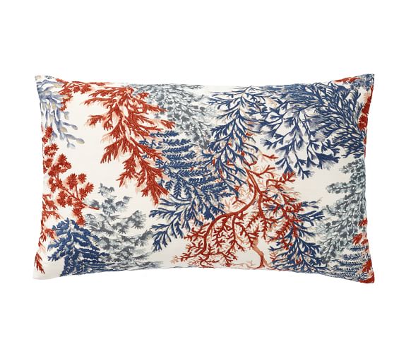 Coral lumbar outlet pillow