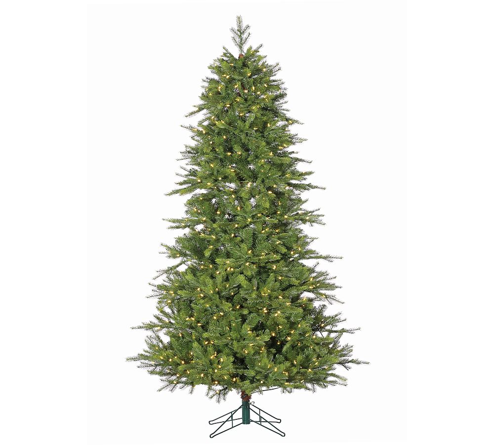 Pre-Lit LED Shasta Pine Artificial Christmas Tree - 7.5ft