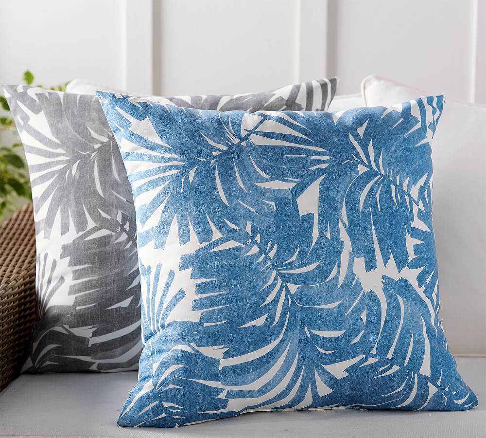 Outdoor All Over Palm Pillow