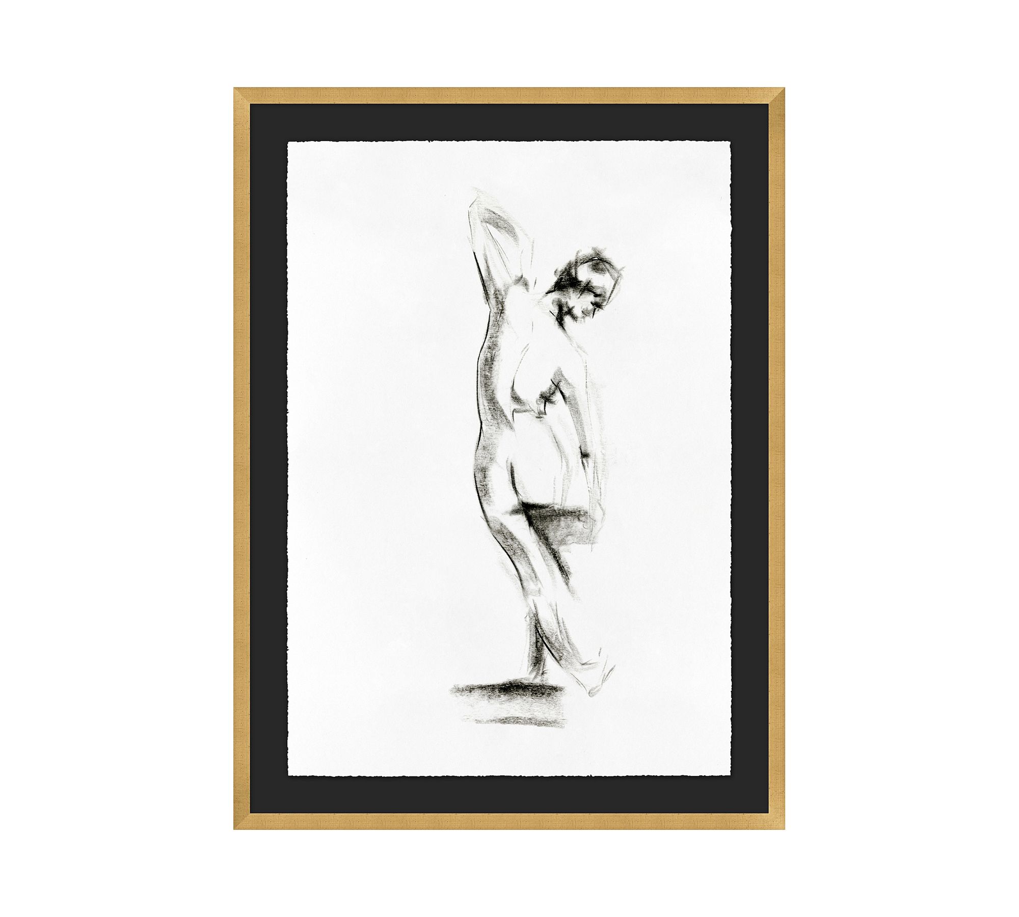 Contrapposto Figure Framed Print