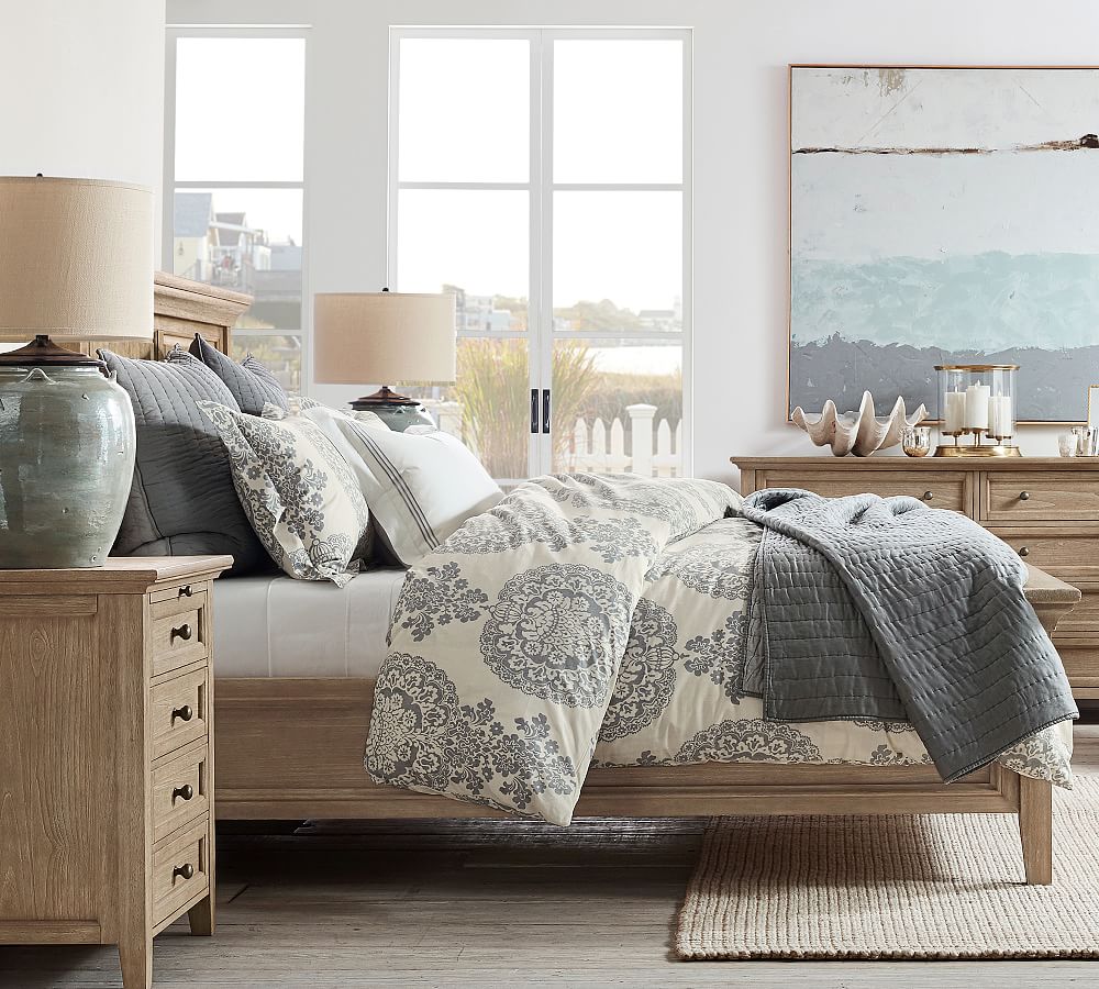 Pottery barn deals silk comforter