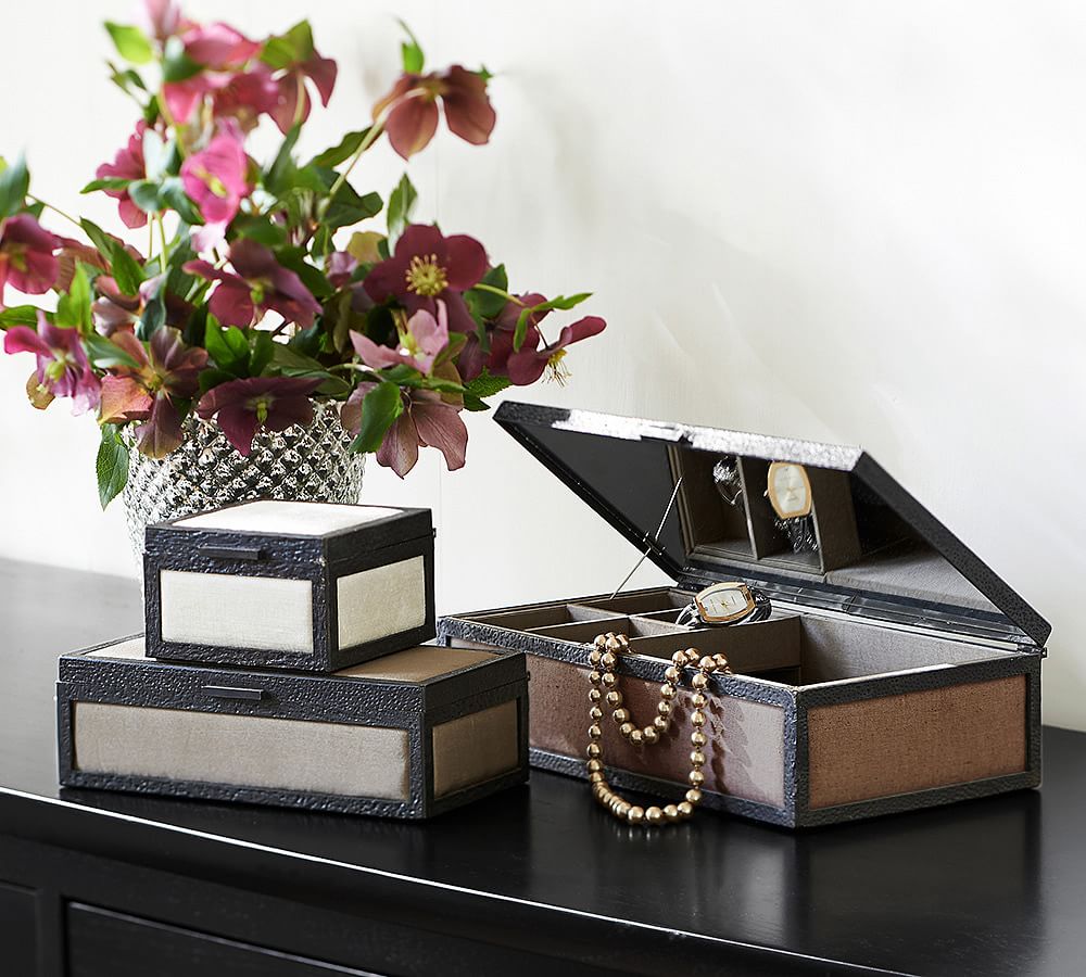 Rustic Luxe Jewelry Box - Neutral