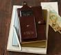 Personalized Saddle Leather Journal with Pocket