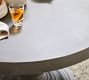 Geneva Indoor/Outdoor 48&quot; Concrete Round Dining Table