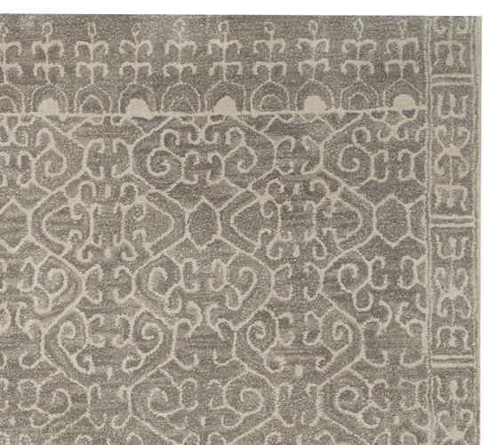 Luna Tonal Hand Tufted Wool Rug Swatch | Pottery Barn