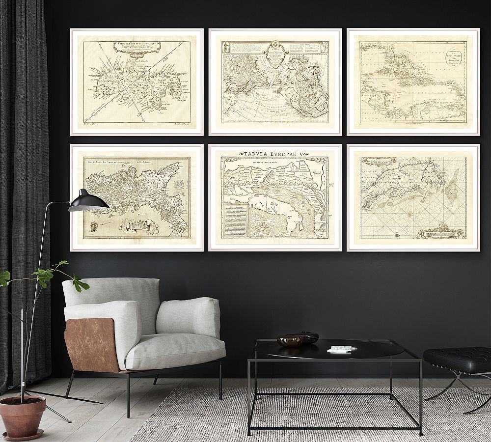 World Map With Frame