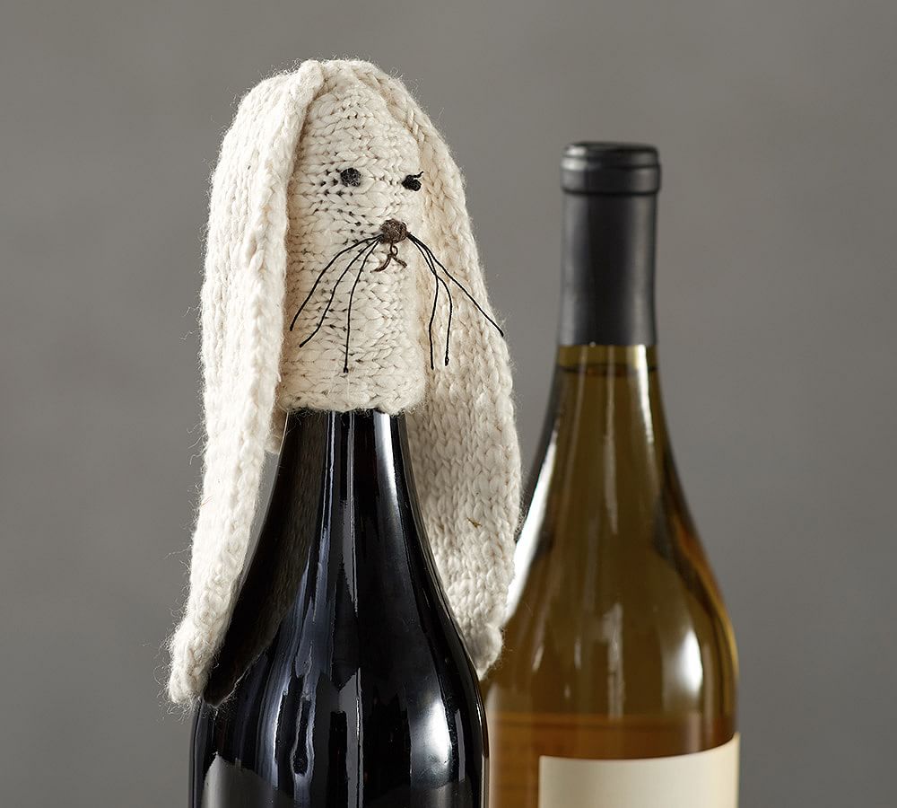 Bunny Wine Bottle Toppers