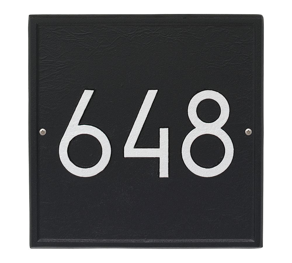 Square Modern Wall Address Plaque