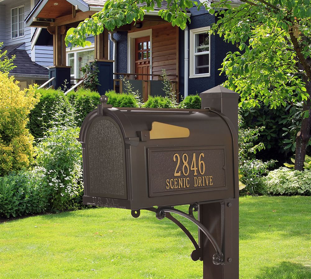 Superior Mailbox Plaque &amp; Post