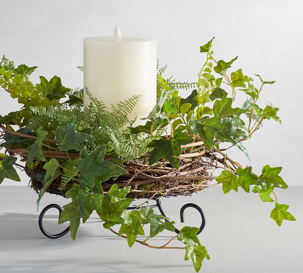 Fern And Ivy Candle Ring