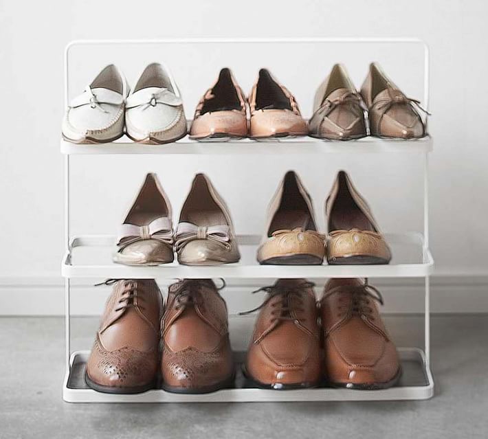 Tower 3 Tier Shoe Rack Pottery Barn