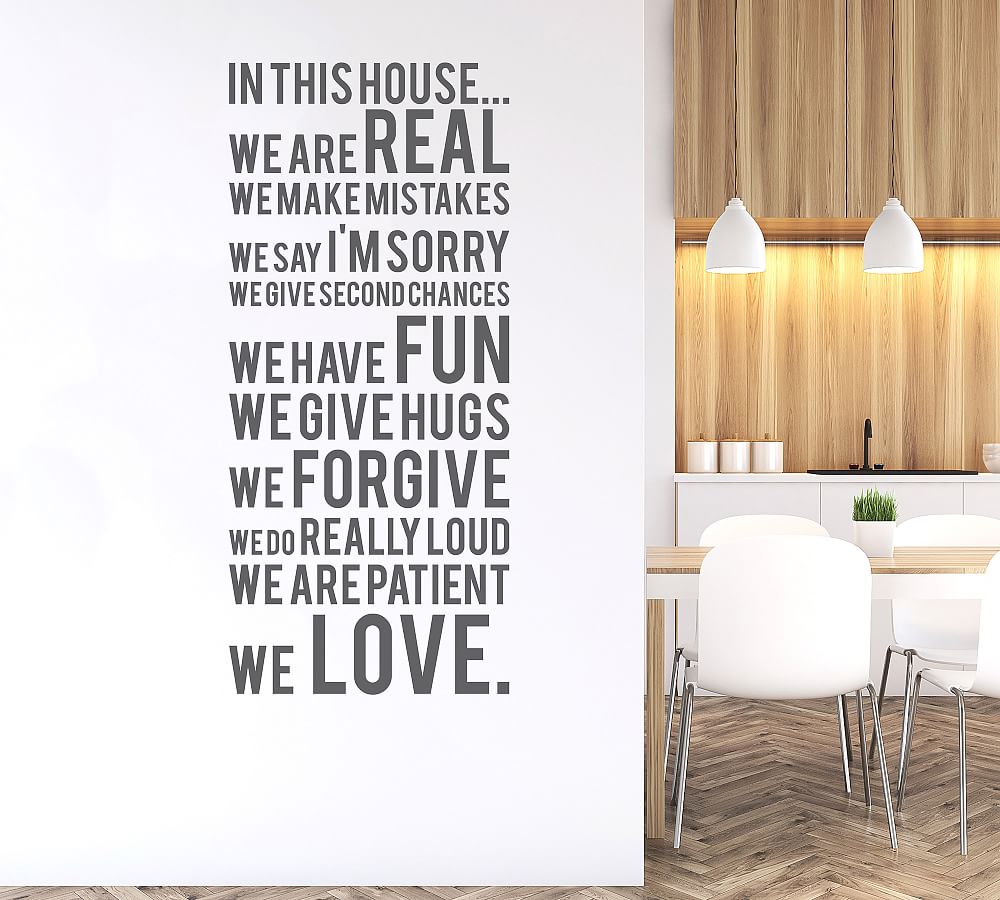 In This House We Do Removable Wall Decal