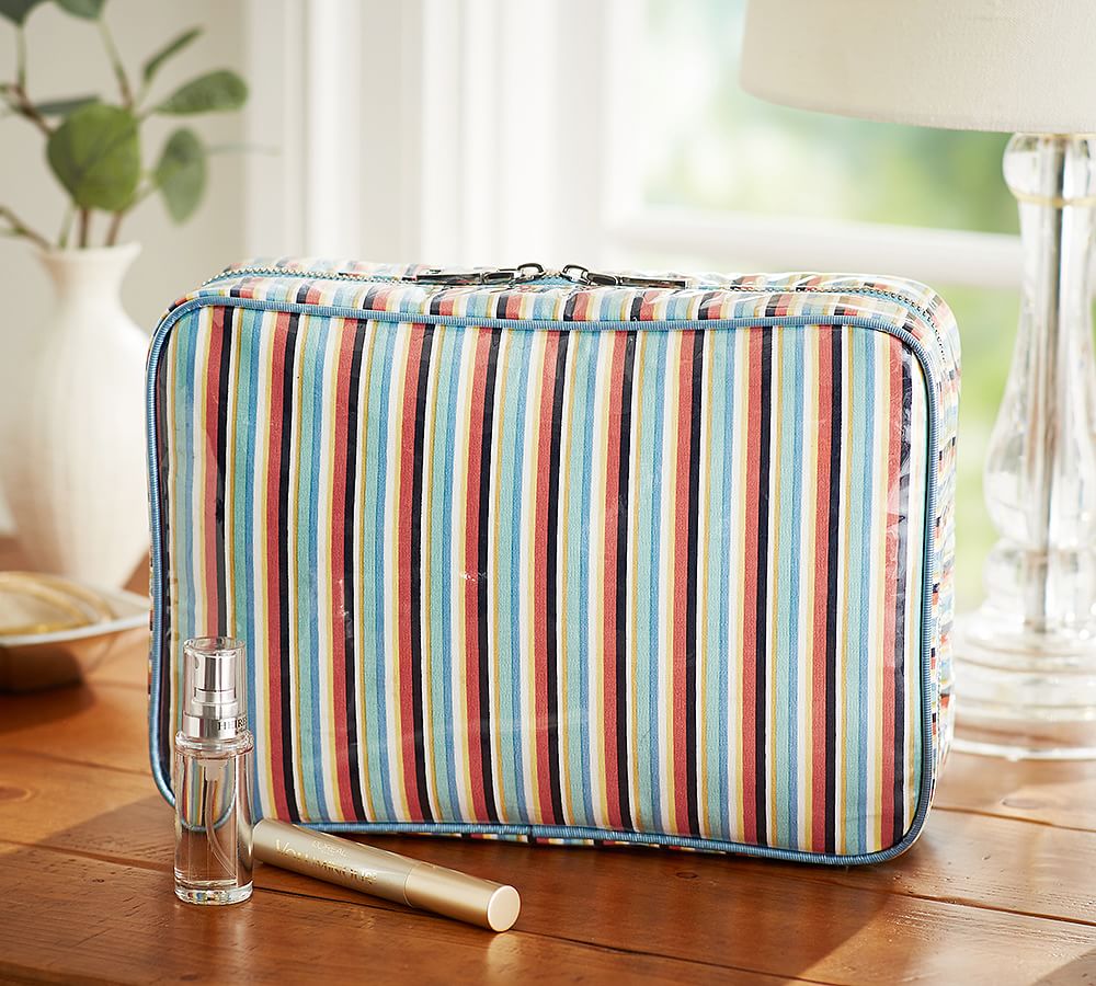Addie Stripe Ultimate Cosmetic Bag