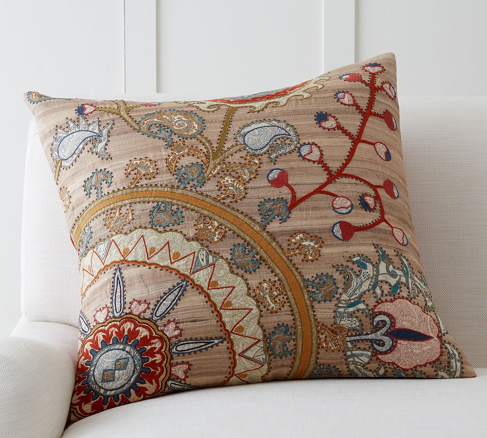 Morrison Embroidered Pillow Cover