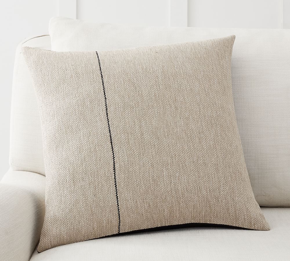 Amada Handloomed Single Striped Pillow Cover