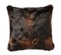 Faux Fur Pillow Cover - Brown Bear