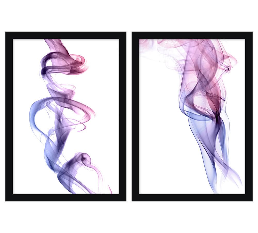Lilac Smoke Framed Prints