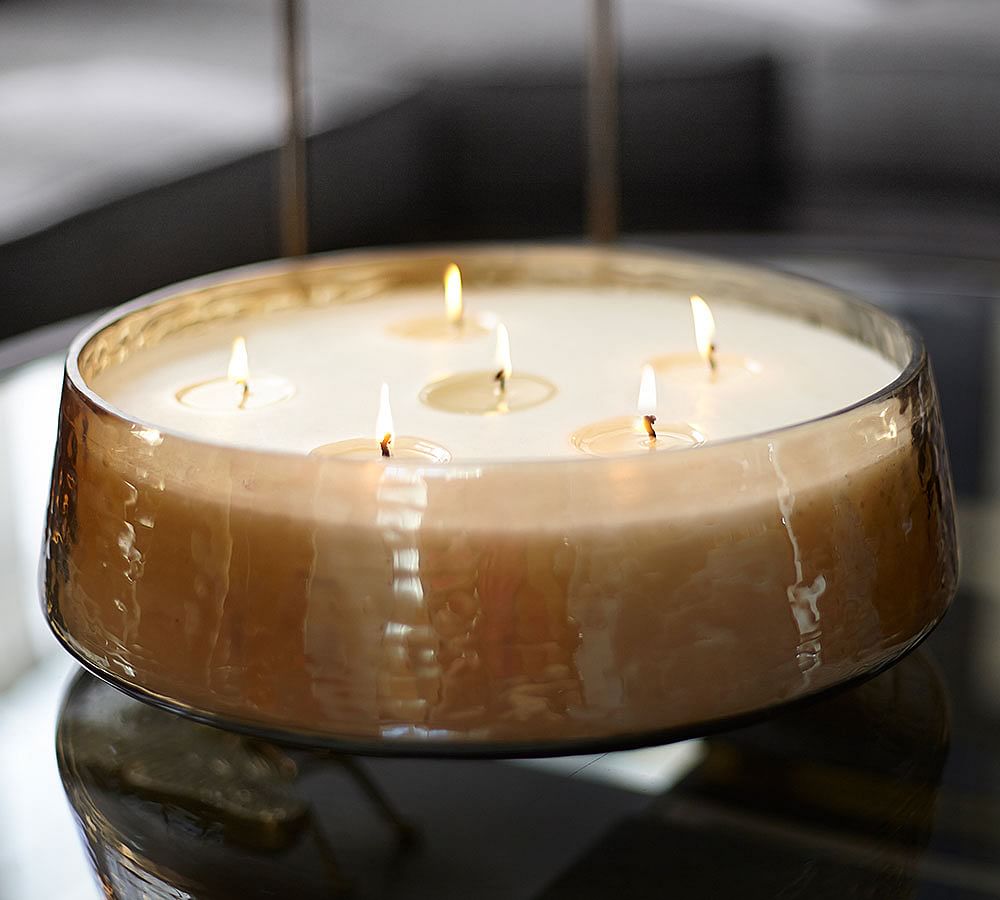 Oversized Luster Multiwick Scented Candle Pot