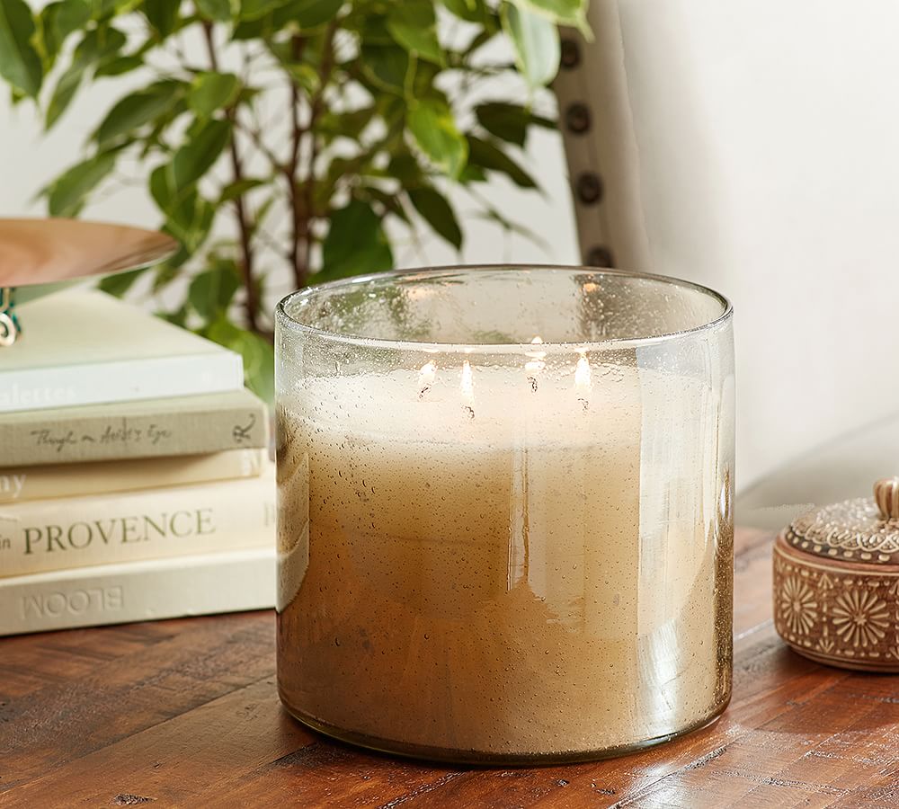 Oversized Two Tone Scented Candle Pot