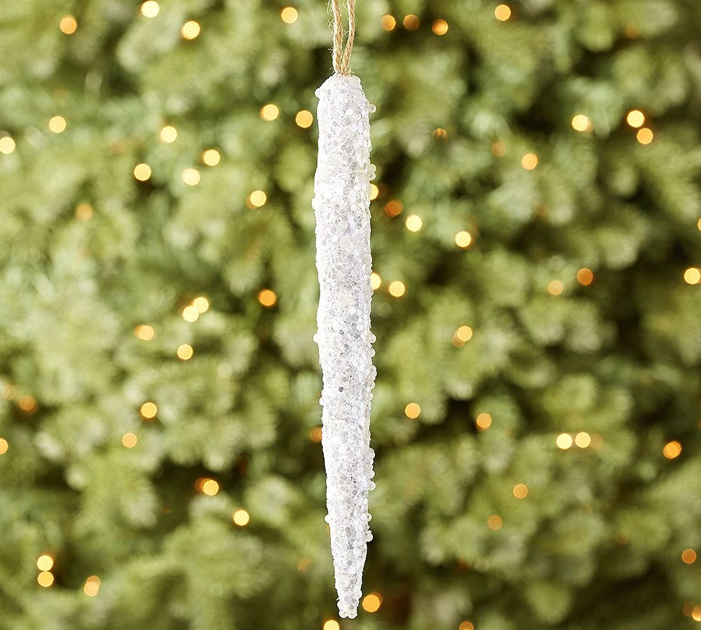 Sequin Icicle Ornament